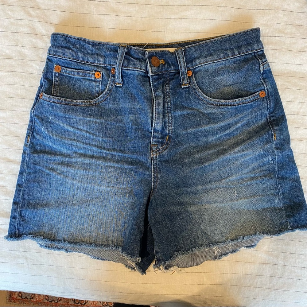 Madewell High Rise Denim Shorts